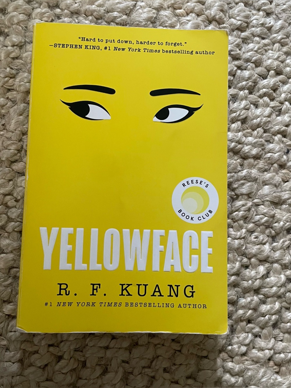 “Yellowface” by R. F. Kuang in fair condition